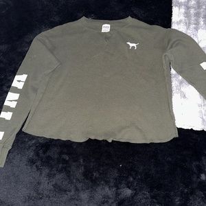 crop top long sleeve